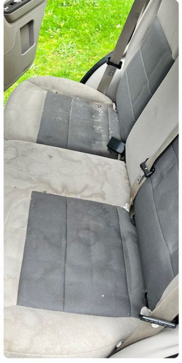 Before car detailing in Seneca, SC — example 2